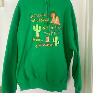 Gildan Green Graphic Women's Sweater